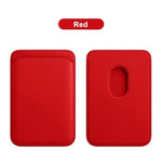 Magnetic Leather Card Holder