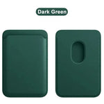 Magnetic Leather Card Holder