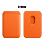 Magnetic Leather Card Holder