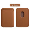 Magnetic Leather Card Holder