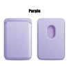 Magnetic Leather Card Holder