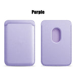Magnetic Leather Card Holder