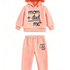 Girls Hooded Sweatshirt Set