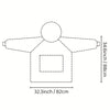 Oversized Reversible Fleece Hoodie Blanket