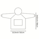 Oversized Reversible Fleece Hoodie Blanket